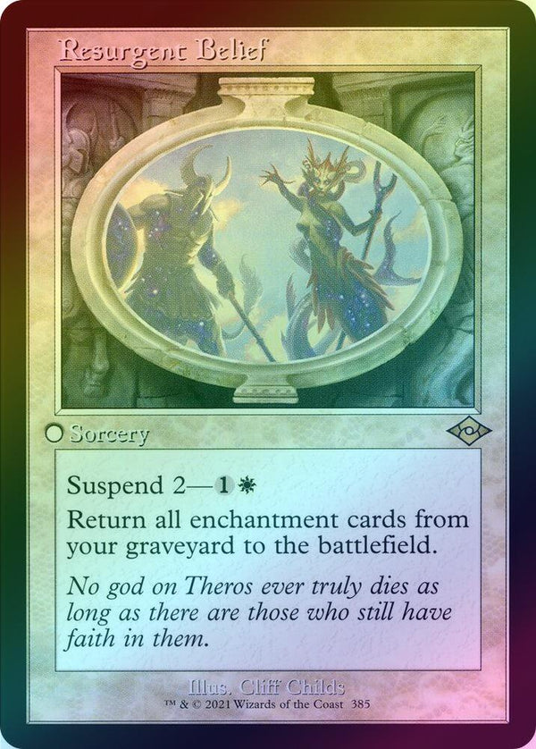Resurgent Belief - Retro Frame (Foil) (MH2)