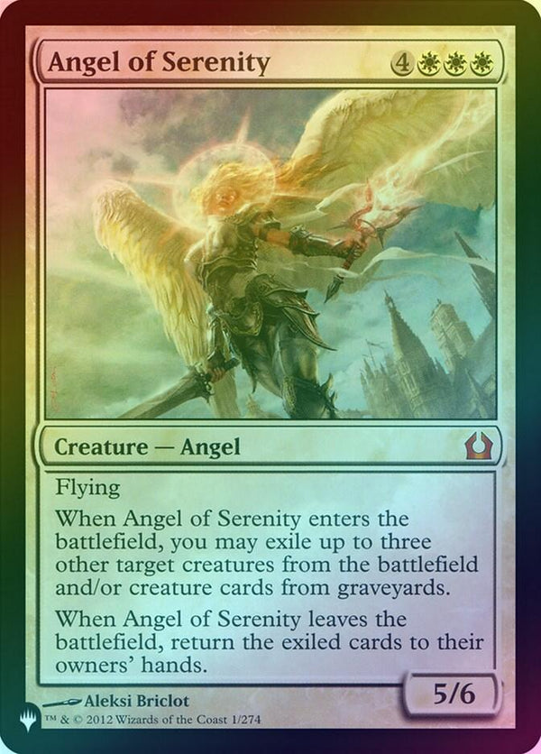 Angel of Serenity - RTR Reprint (PLST)