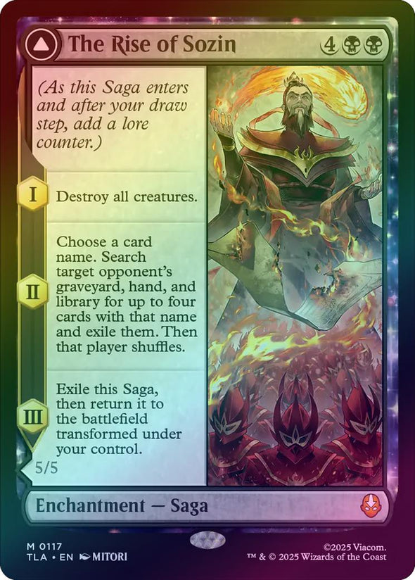 The Rise of Sozin // Fire Lord Sozin (Foil) (TLA)