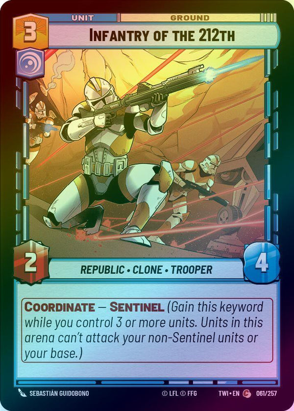 Infantry of the 212th - 061/257 - Common (Foil)
