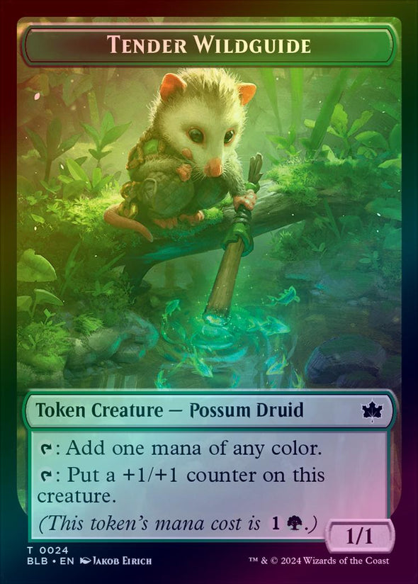 Tender Wildguide // Fish Token (Foil) (TBLB)