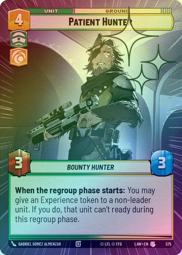 Patient Hunter (Hyperspace Foil) - 575 - Uncommon (Foil)