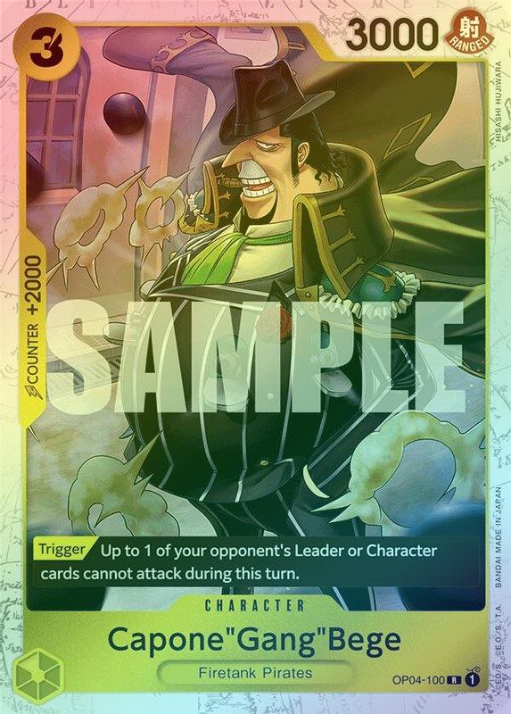 Capone"Gang"Bege (Jolly Roger Foil) - OP04-100 - Rare
