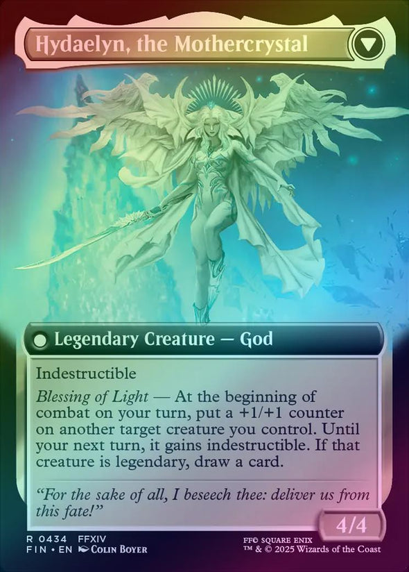 Venat, Heart of Hydaelyn // Hydaelyn, the Mothercrystal - Extended Art (Foil) (FIN)