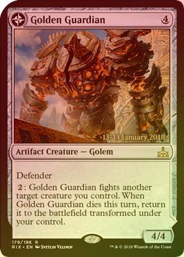 Golden Guardian // Gold-Forge Garrison - Prerelease Promo (Foil) (PRIX)