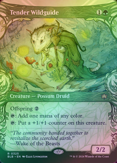 Tender Wildguide - Wooodland Showcase (Foil) (BLB)