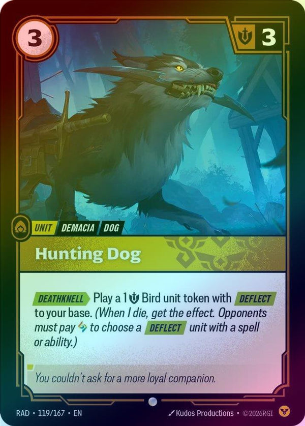 Hunting Dog - 119/167 - Common (Foil)
