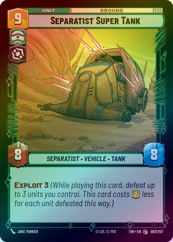 Separatist Super Tank - 087/257 - Common (Foil)