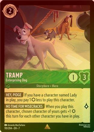 Tramp (Enterprising Dog) - 110/204 - Rare (Foil)