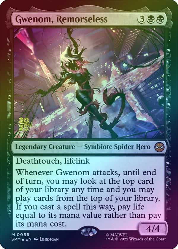 Gwenom, Remorseless - Prerelease Promo (Foil) (PSPM)