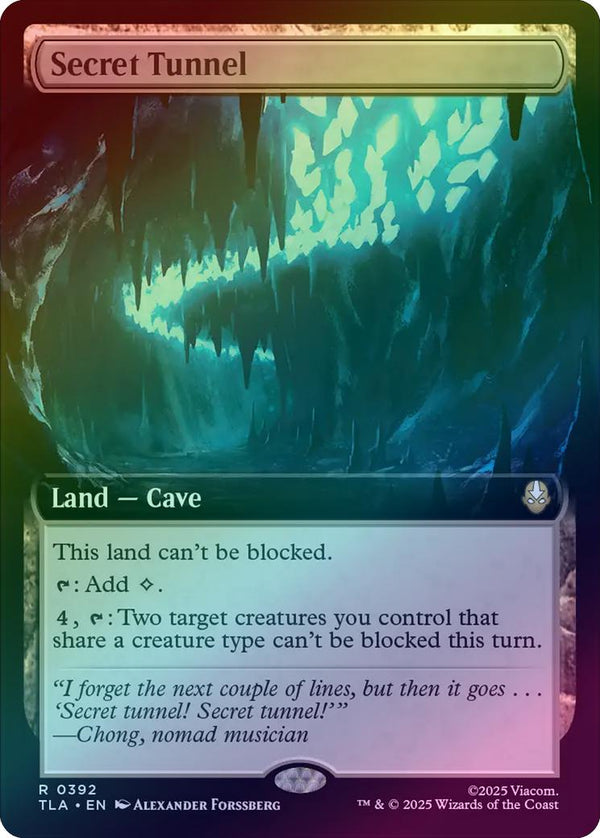 Secret Tunnel - Extended Art (Foil) (TLA)