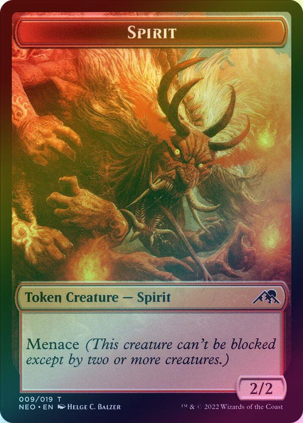 Elemental // Spirit (009) Token (Foil) (TNEC)