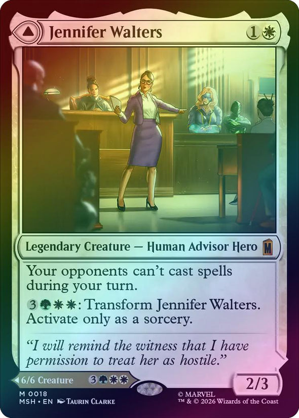 Jennifer Walters // The Sensational She-Hulk (Foil) (MSH) (Pre-Order)