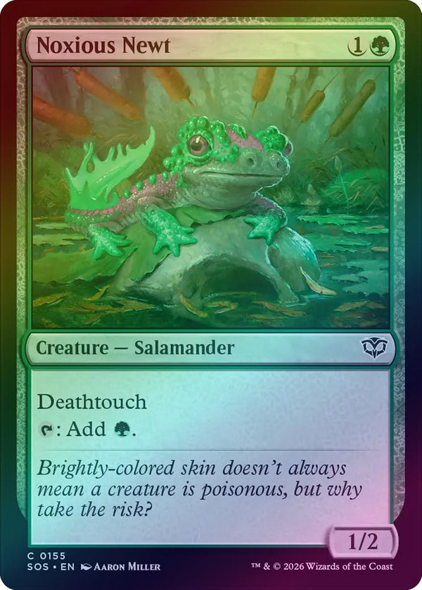 Noxious Newt (Foil) (SOS)