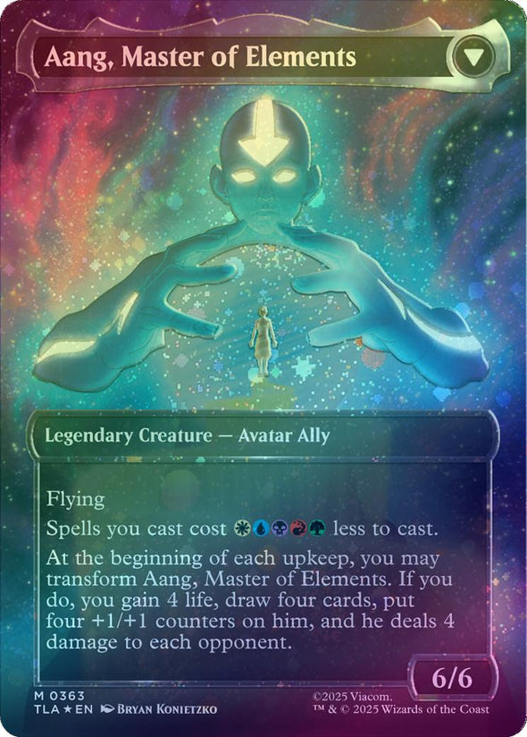 Avatar Aang // Aang, Master of Elements - Headliner (Raised Foil) (TLA)