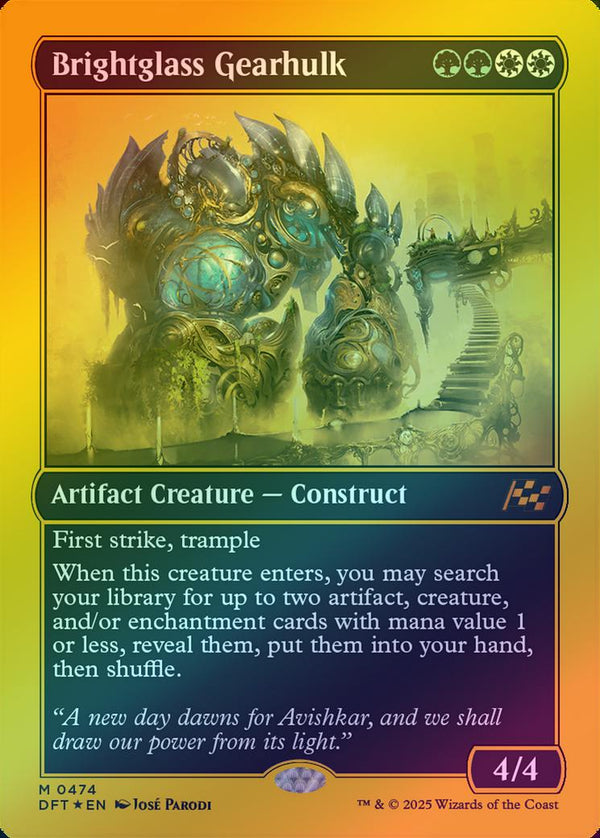 Brightglass Gearhulk (First-Place Foil) (DFT)