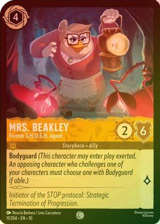 Mrs. Beakley (Former S.H.U.S.H. Agent) - 11/204 - Common (Foil)