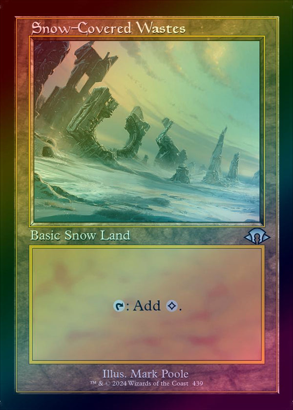 Snow-Covered Wastes (439) - Retro Frame (Foil) (MH3)