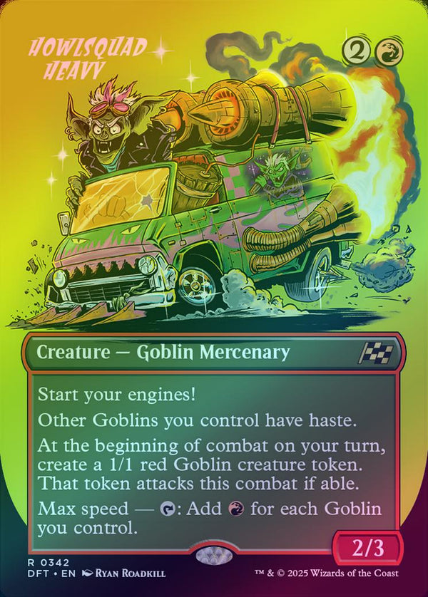 Howlsquad Heavy - Borderless Rude Rider (Foil) (DFT)