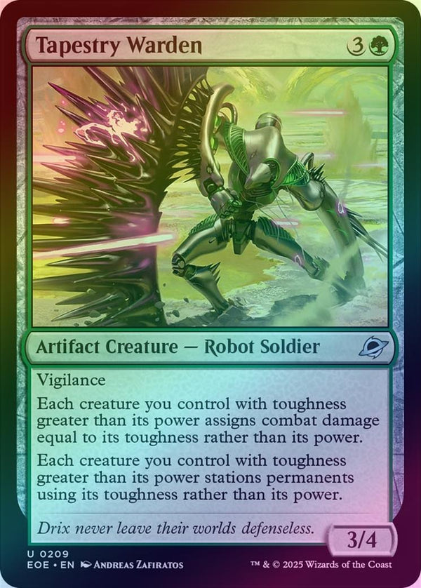 Tapestry Warden (Foil) (EOE)