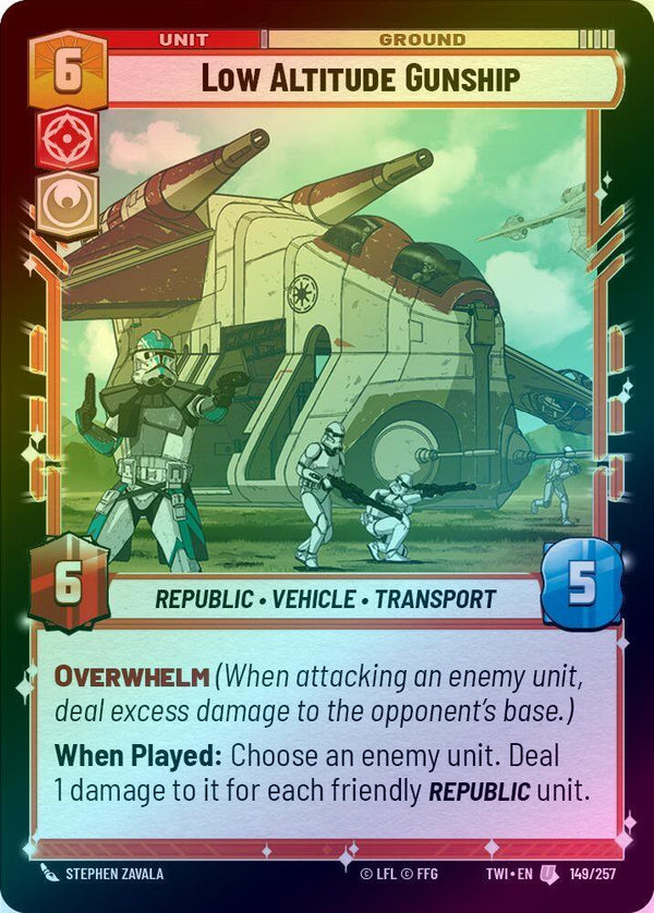 Low Altitude Gunship - 149/257 - Uncommon (Foil)