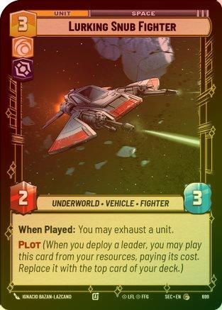 Lurking Snub Fighter (Foil) - 699 - Common (Foil)