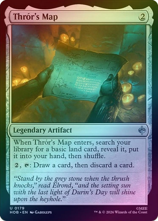 Thrór's Map (Foil) (HOB) (Pre-Order)