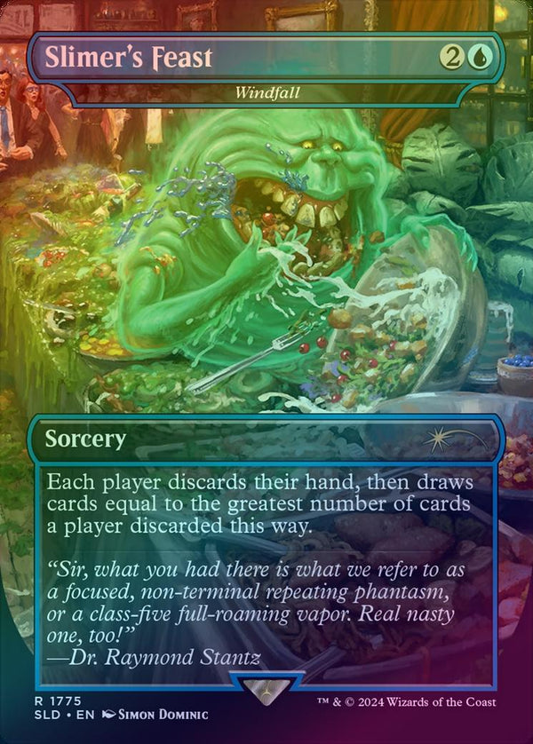 Slimer's Feast // Windfall - Ghostbuster's Slimer (Foil) (SLD)