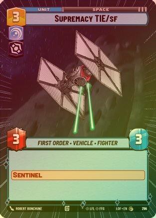 Supremacy TIE/sf (Hyperspace) - 774 - Common (Foil)