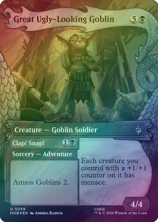 Great Ugly-Looking Goblin // Clap! Snap! (Surge Foil) (HOB) (Pre-Order)