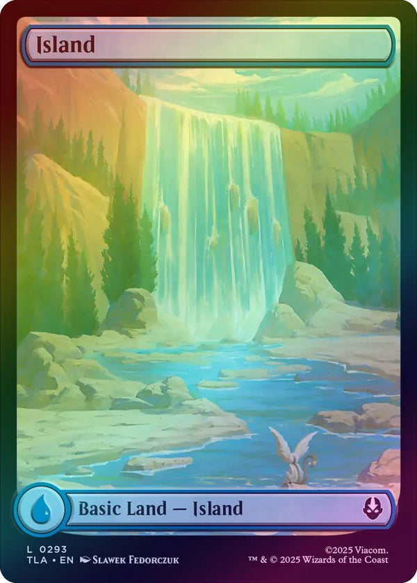 Island - Avatar's Journey Full Art (293) (Foil) (TLA)
