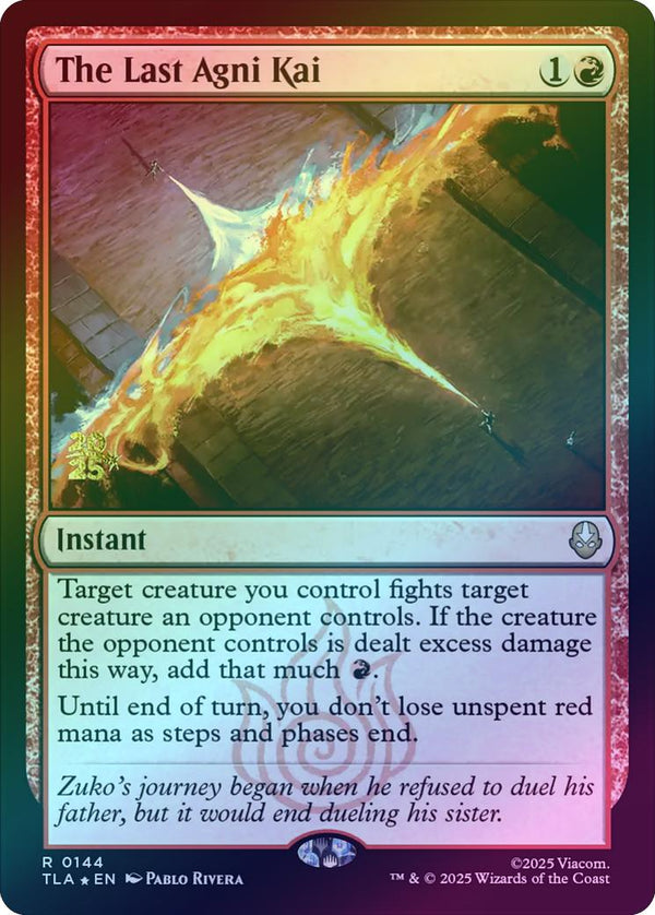 The Last Agni Kai - Prerelease Promo (Foil) (PTLA)
