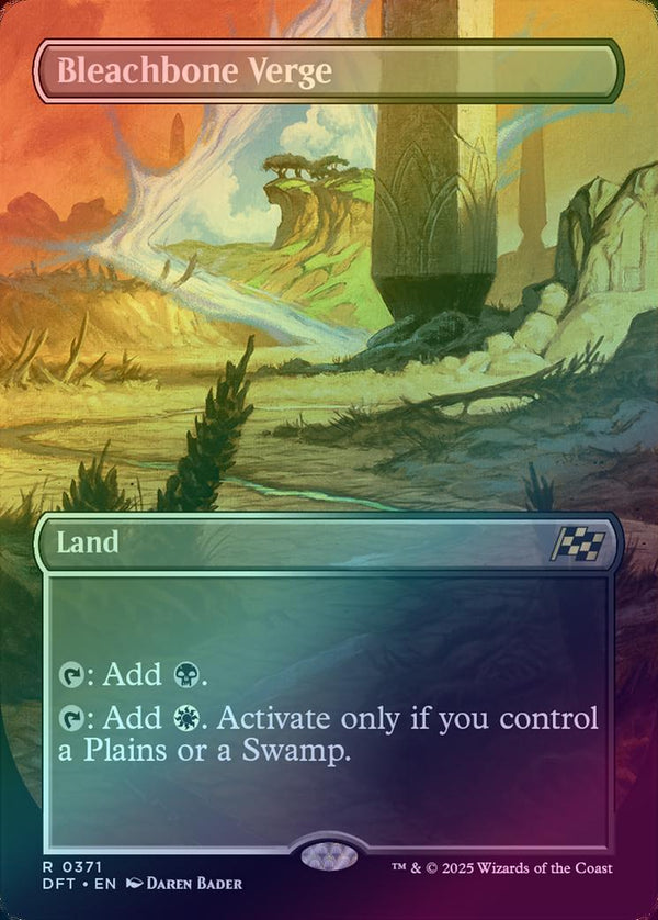Bleachbone Verge - Borderless (Foil) (DFT)