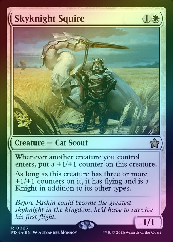 Skyknight Squire - Prerelease Promo (Foil) (PFDN)