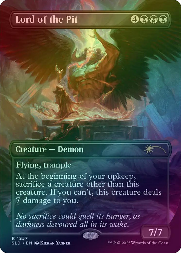 Lord of the Pit - Artist Series: Kieran Yanner (Rainbow Foil) (SLD)