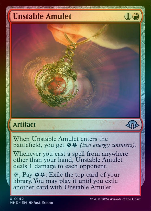 Unstable Amulet (Foil) (MH3)