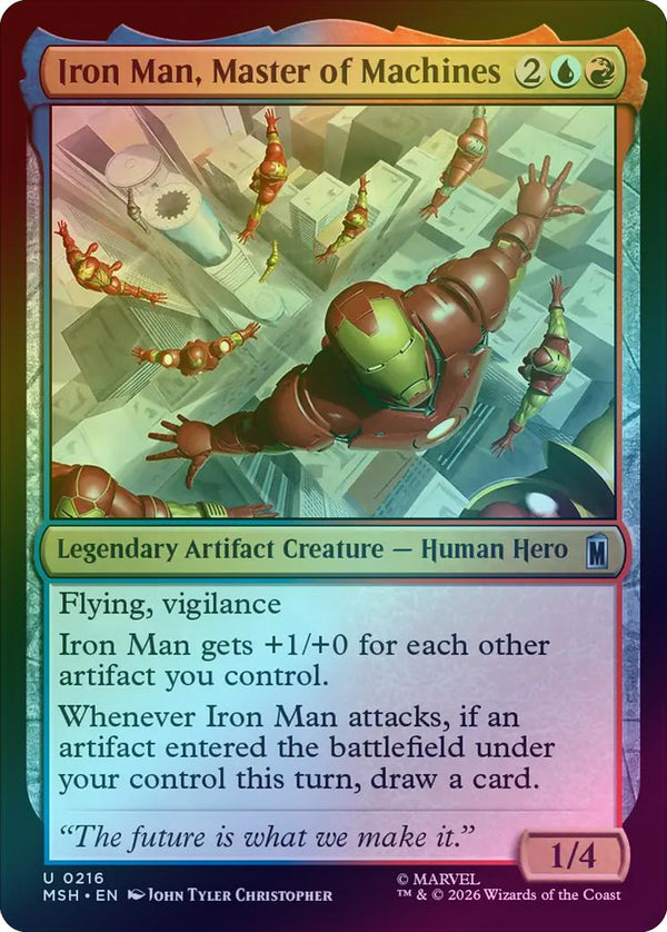 Iron Man, Master of Machines (Foil) (MSH) (Pre-Order)