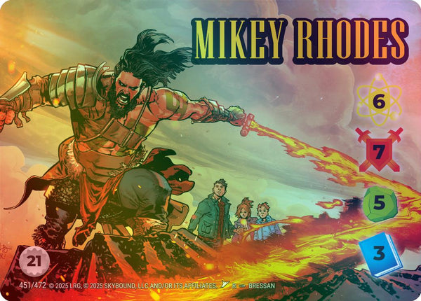 Mikey Rhodes - SKY-451F - Rare (Foil)