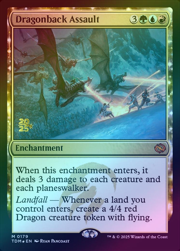 Dragonback Assault - Prerelease Promo (Foil) (PTDM)