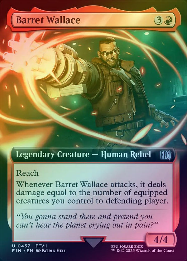 Barret Wallace - Extended Art (Foil) (FIN)
