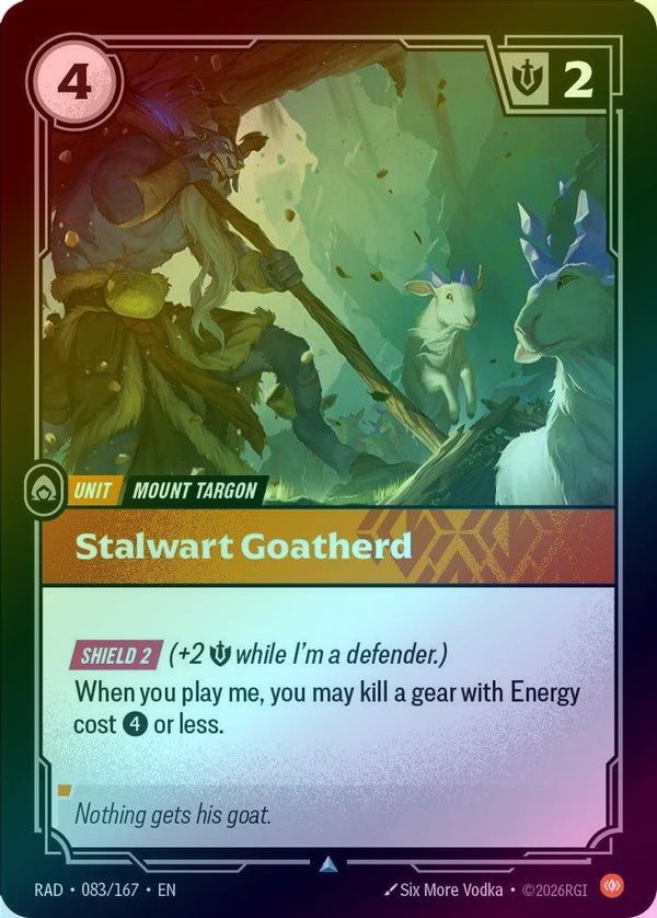 Stalwart Goatherd - 083/167 - Uncommon (Foil)
