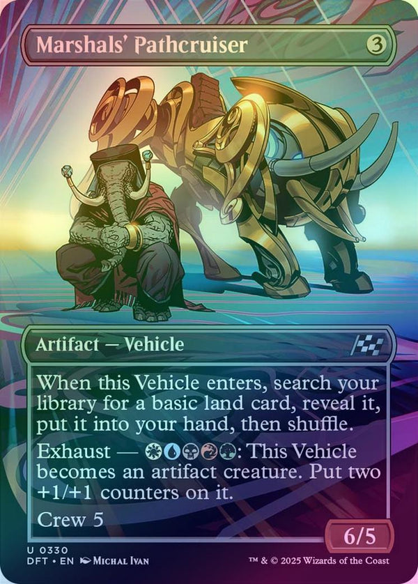 Marshals' Pathcruiser - Borderless Revved Up (Foil) (DFT)