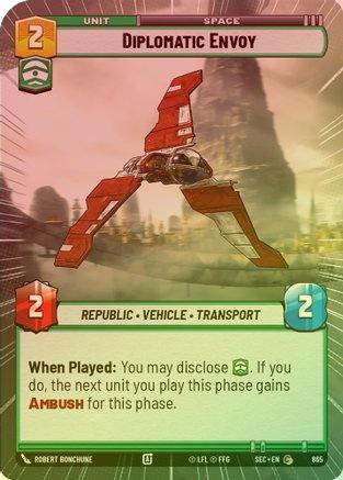 Diplomatic Envoy (Hyperspace Foil) - 865 - Common (Foil)