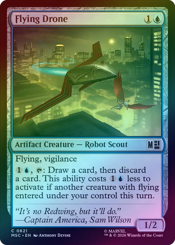 Flying Drone (Foil) (MSC)