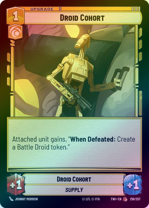 Droid Cohort - 218/257 - Common (Foil)