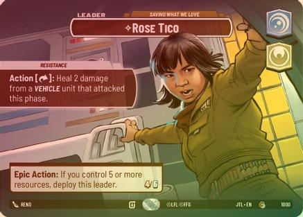 Rose Tico - Saving What We Love (Showcase) - 1000 - Common (Foil)