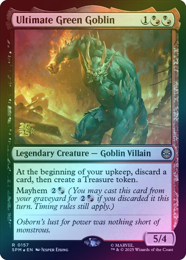 Ultimate Green Goblin - Prerelease Promo (Foil) (PSPM)