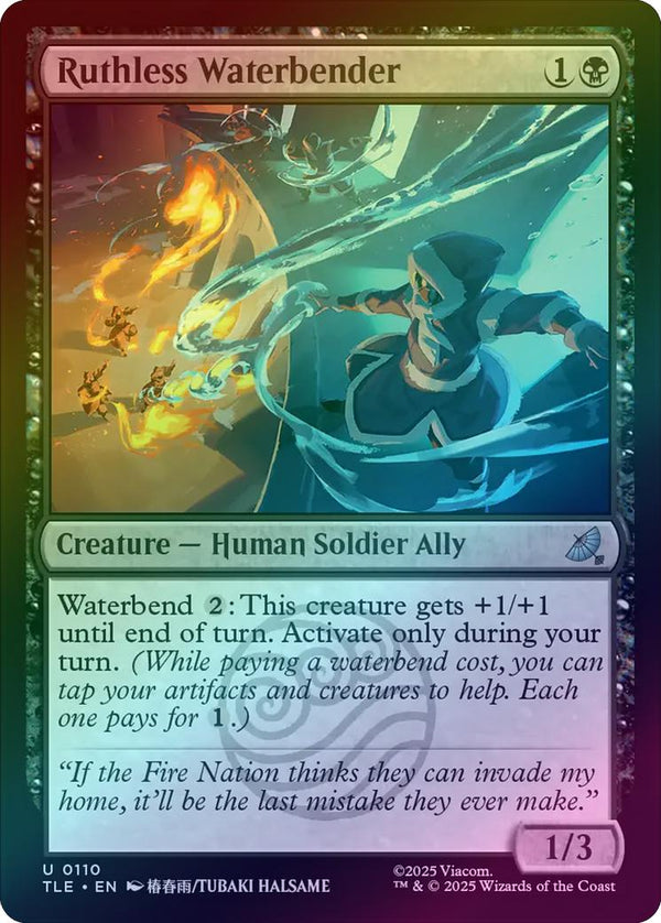 Ruthless Waterbender (Foil) (TLE)