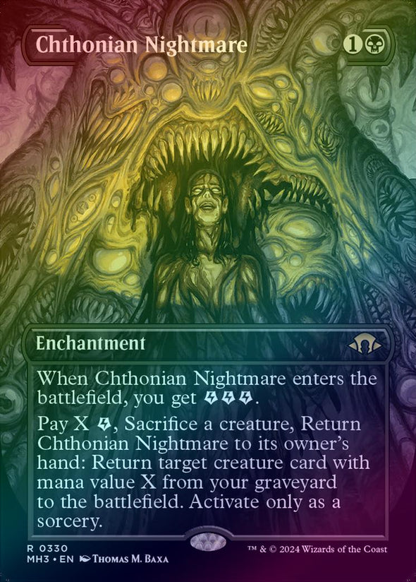 Chthonian Nightmare - Borderless (Foil) (MH3)