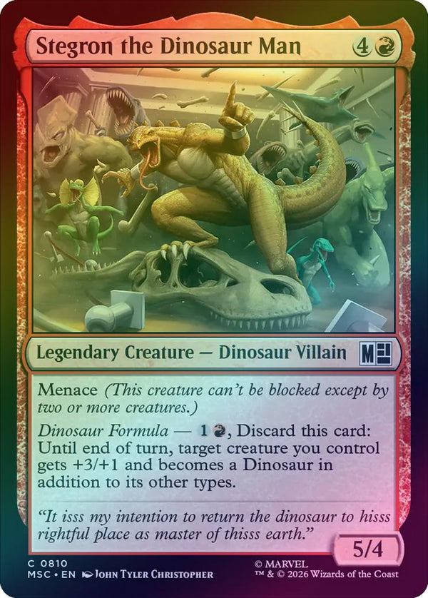 Stegron the Dinosaur Man (Foil) (MSC)